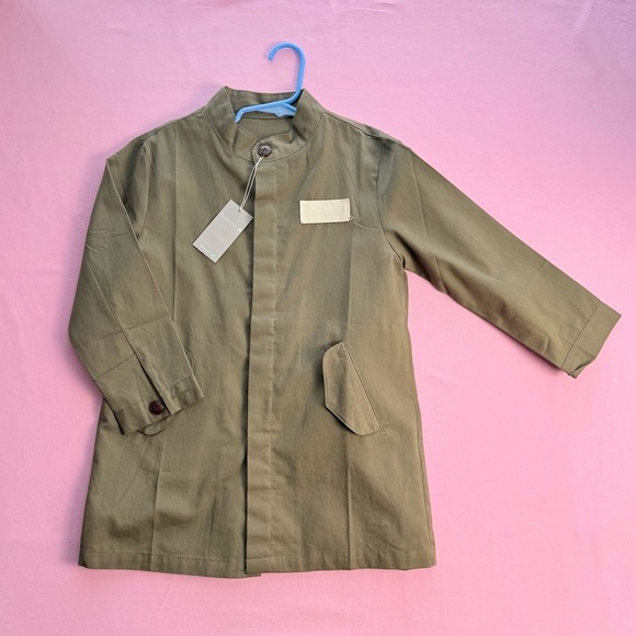 NWT Korean Brand Bemon Kids Jacket Shirt | Size 5-6T - Picture 1 of 8